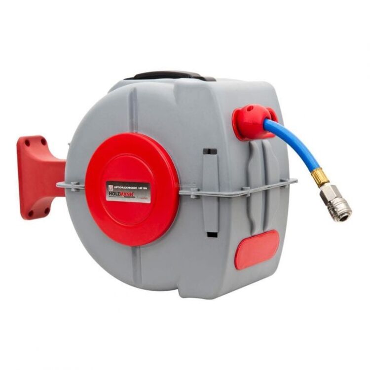 Enrolador de Ar Comprimido HOLZMANN 10m com Rebobinamento Automático Enrolador de Ar Comprimido HOLZMANN 10m com Rebobinamento Automático